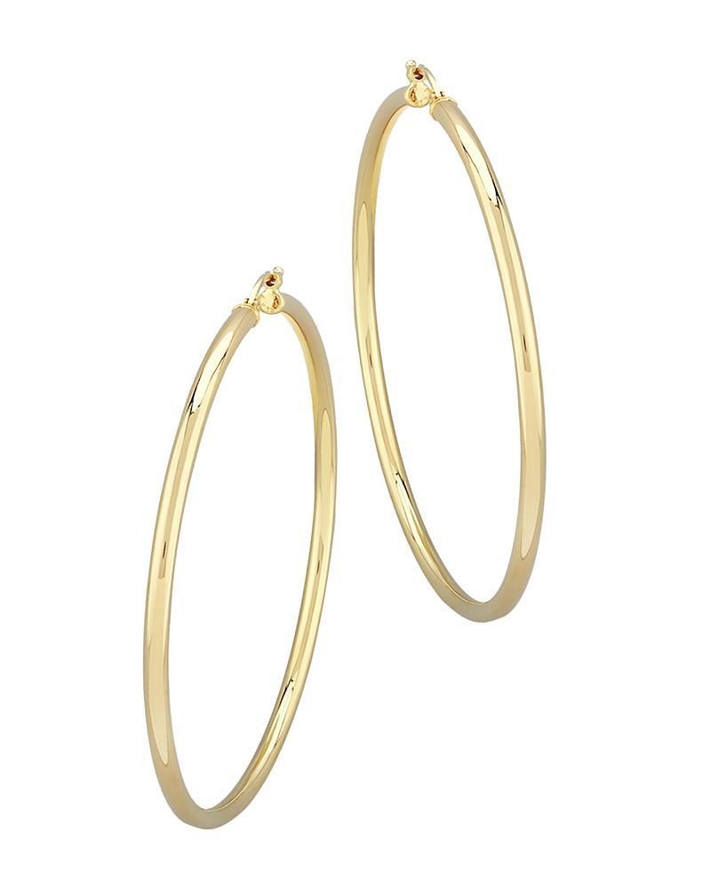 Bloomingdales Hoop Earrings in 14K Yellow Gold - 100% Exclusive Product Image