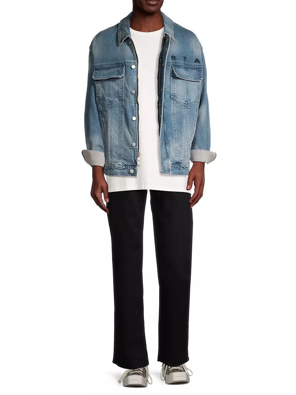 Oversized-Fit Denim Jacket Product Image