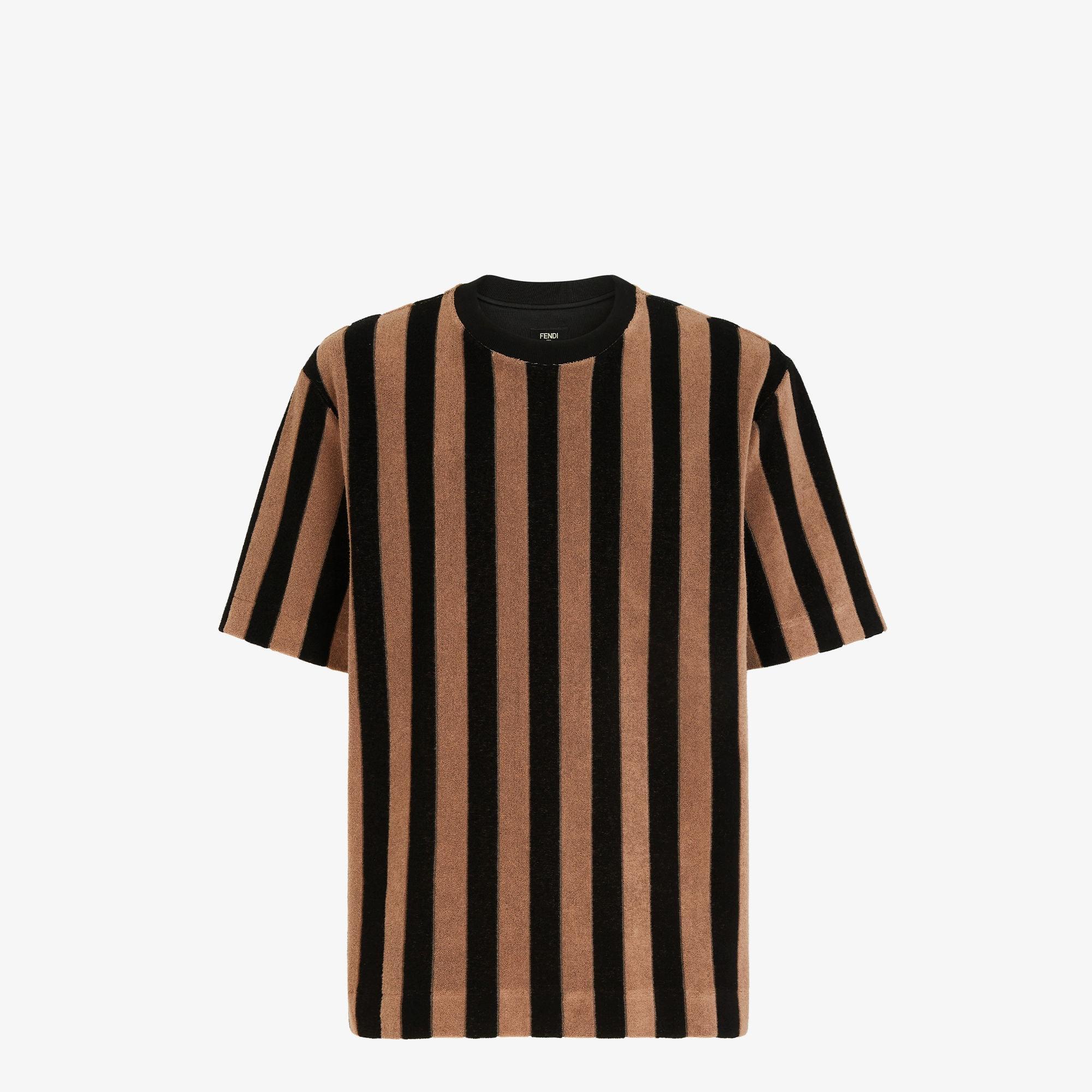 T-ShirtBrown Pequin terry T-shirt Product Image