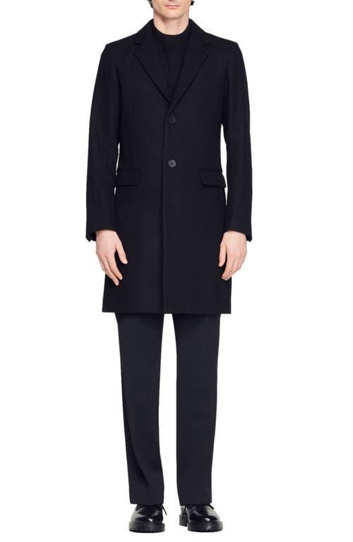 Mens Wool Top Coat Product Image