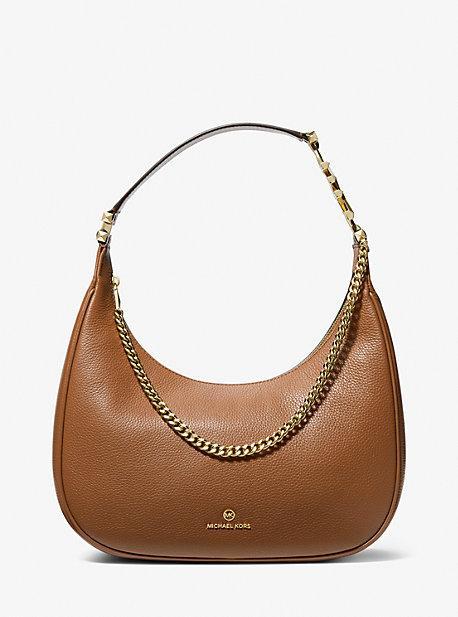 Piper Large Pebbled Leather Shoulder Bag Product Image