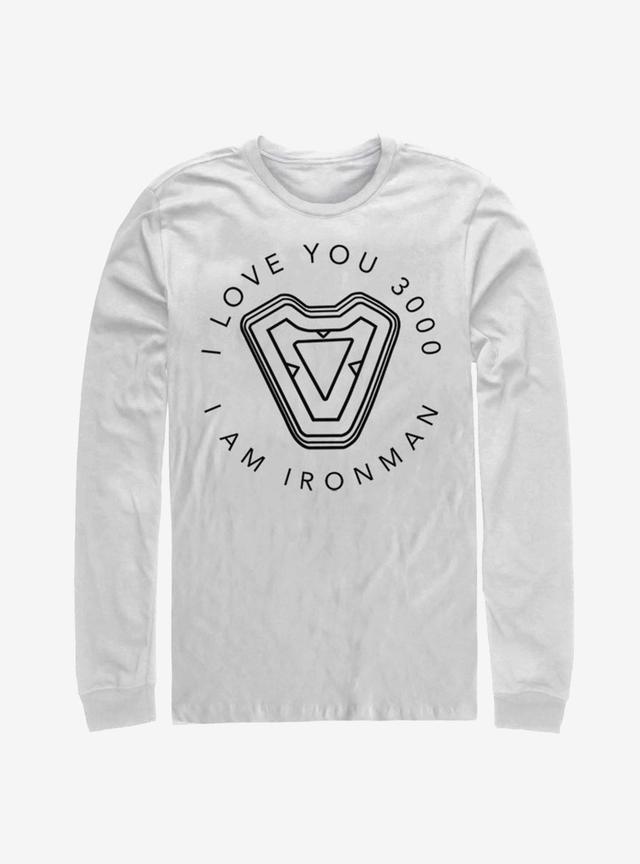 Marvel Avengers: Endgame Iron Mans Heart Long-Sleeve T-Shirt Product Image