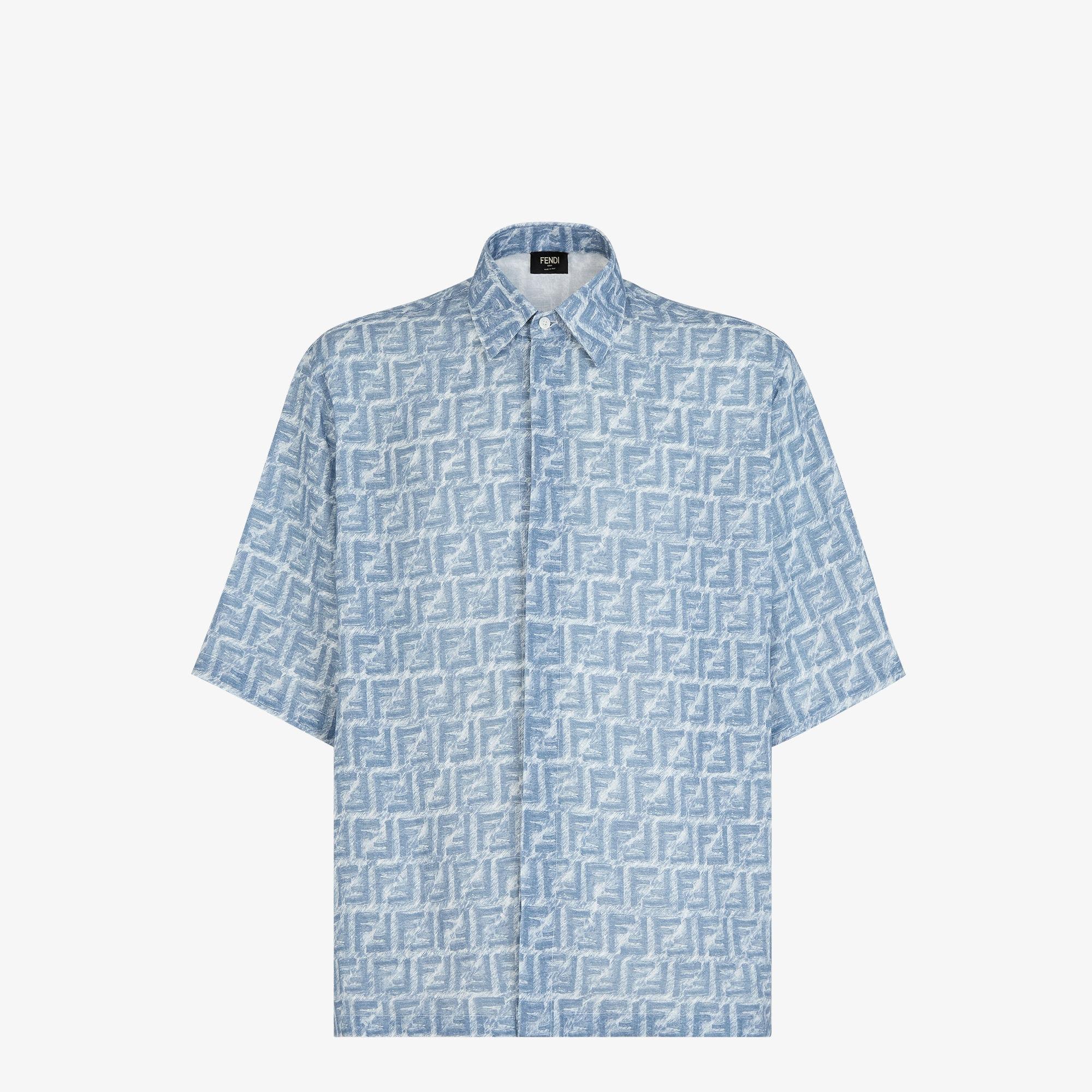 ShirtBlue FF linen shirt Product Image