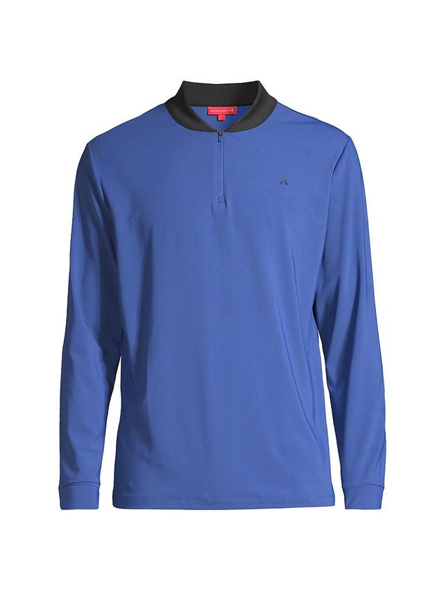 Redvanly Briar Contrast Collar Quarter Zip Pullover Product Image