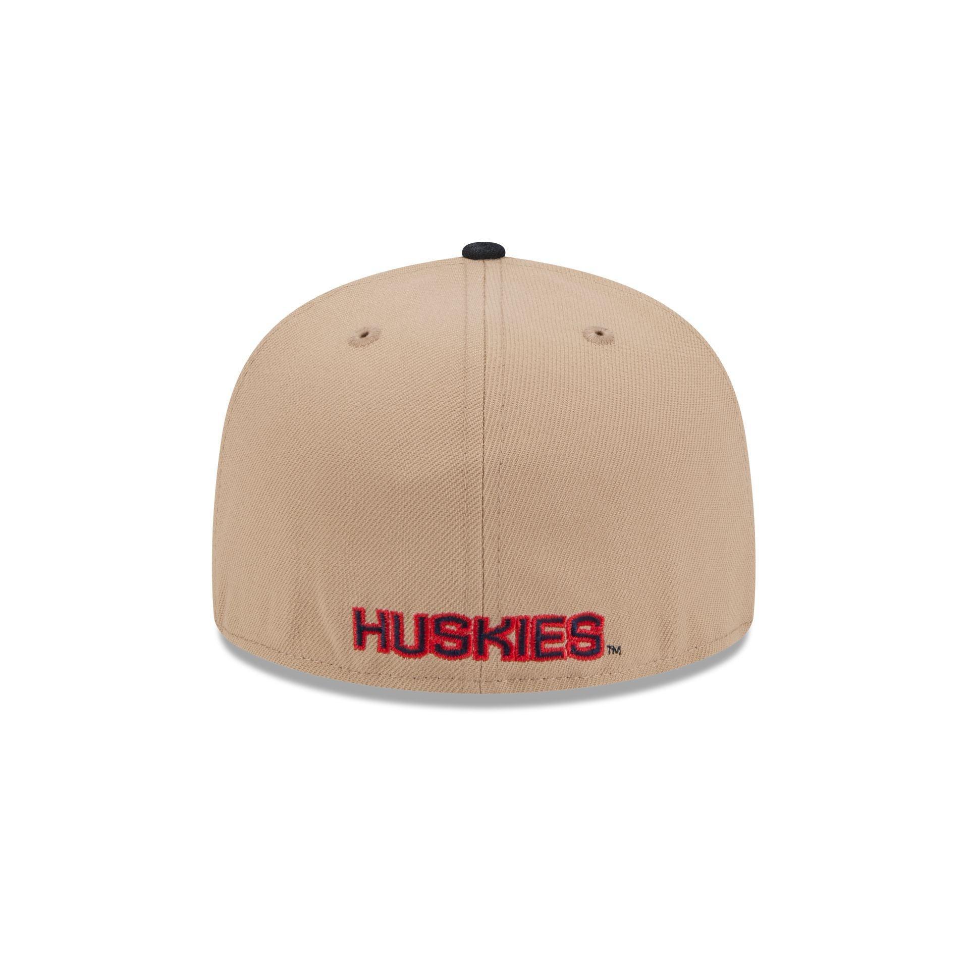 Connecticut Huskies Camel 59FIFTY Fitted Hat Male Product Image