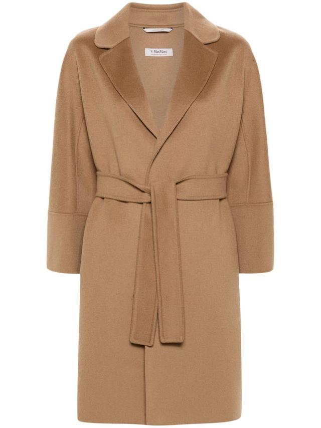 Arona belted virgin wool coat Product Image