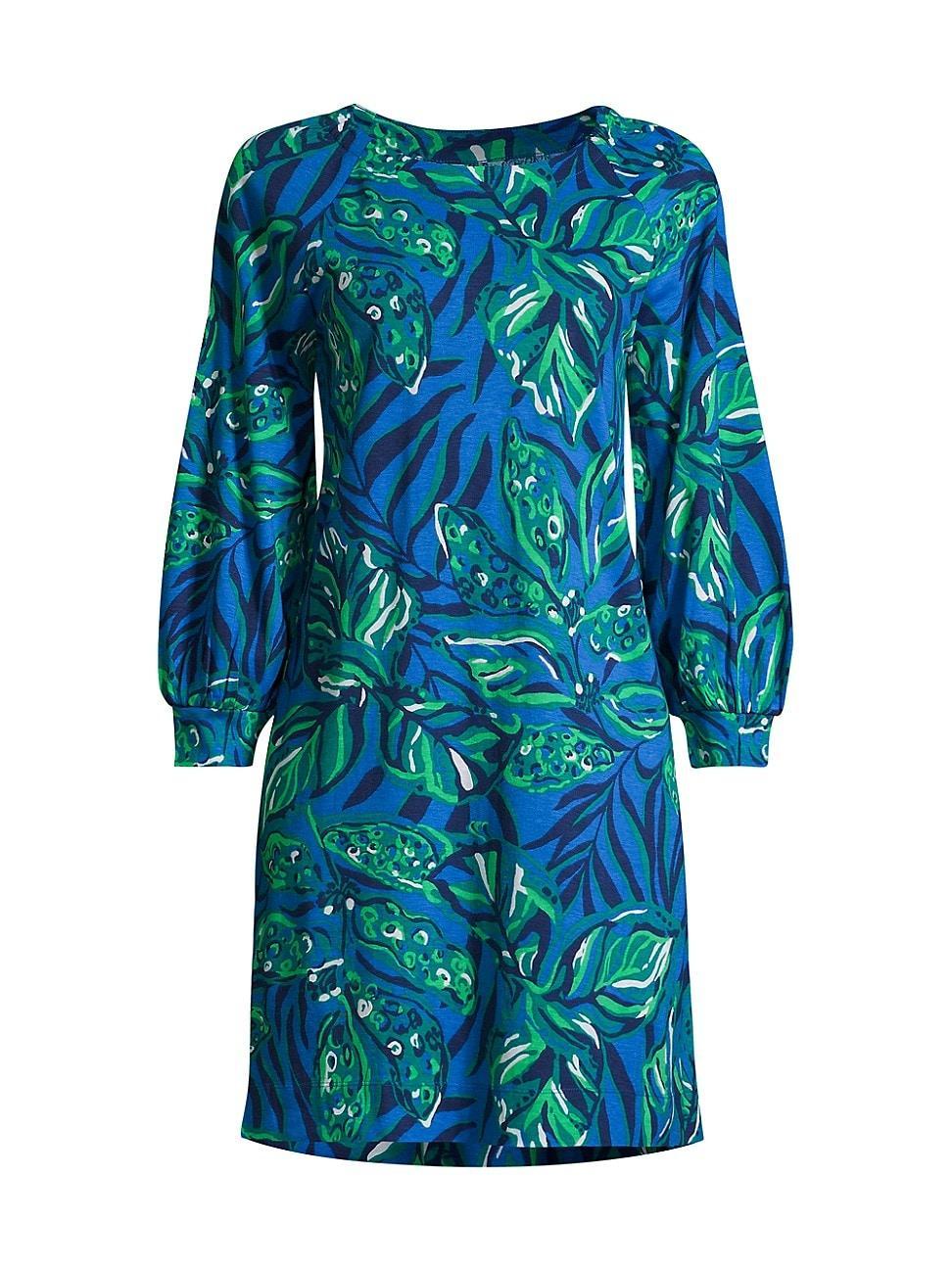 Womens Elianna Cotton Foral Minidress Product Image