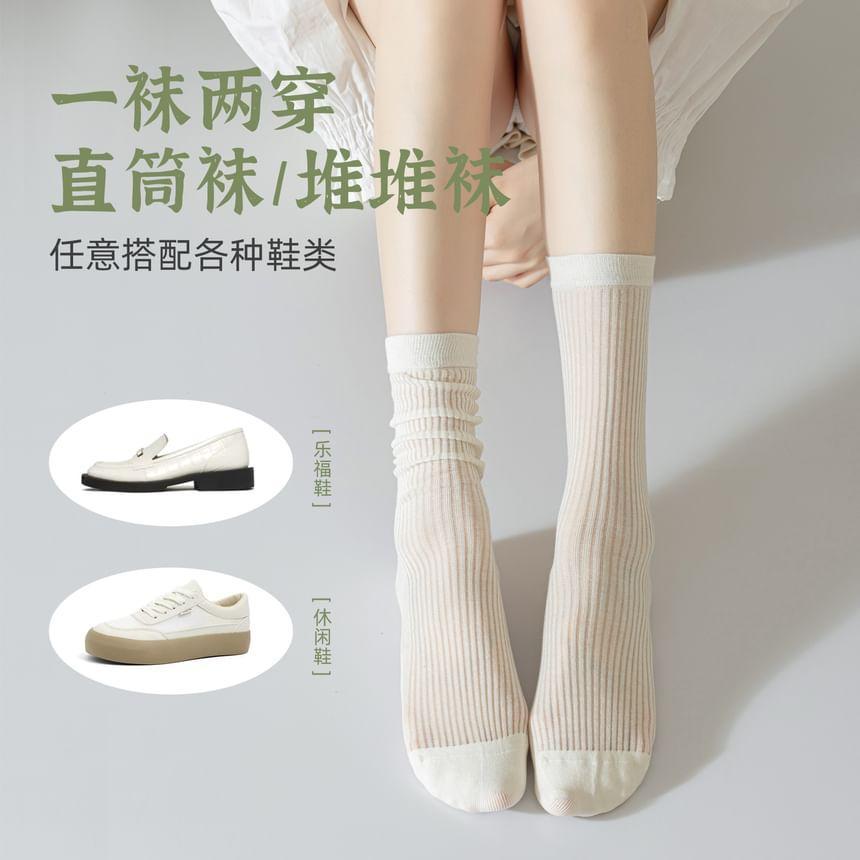 Mesh Cotton Socks Product Image