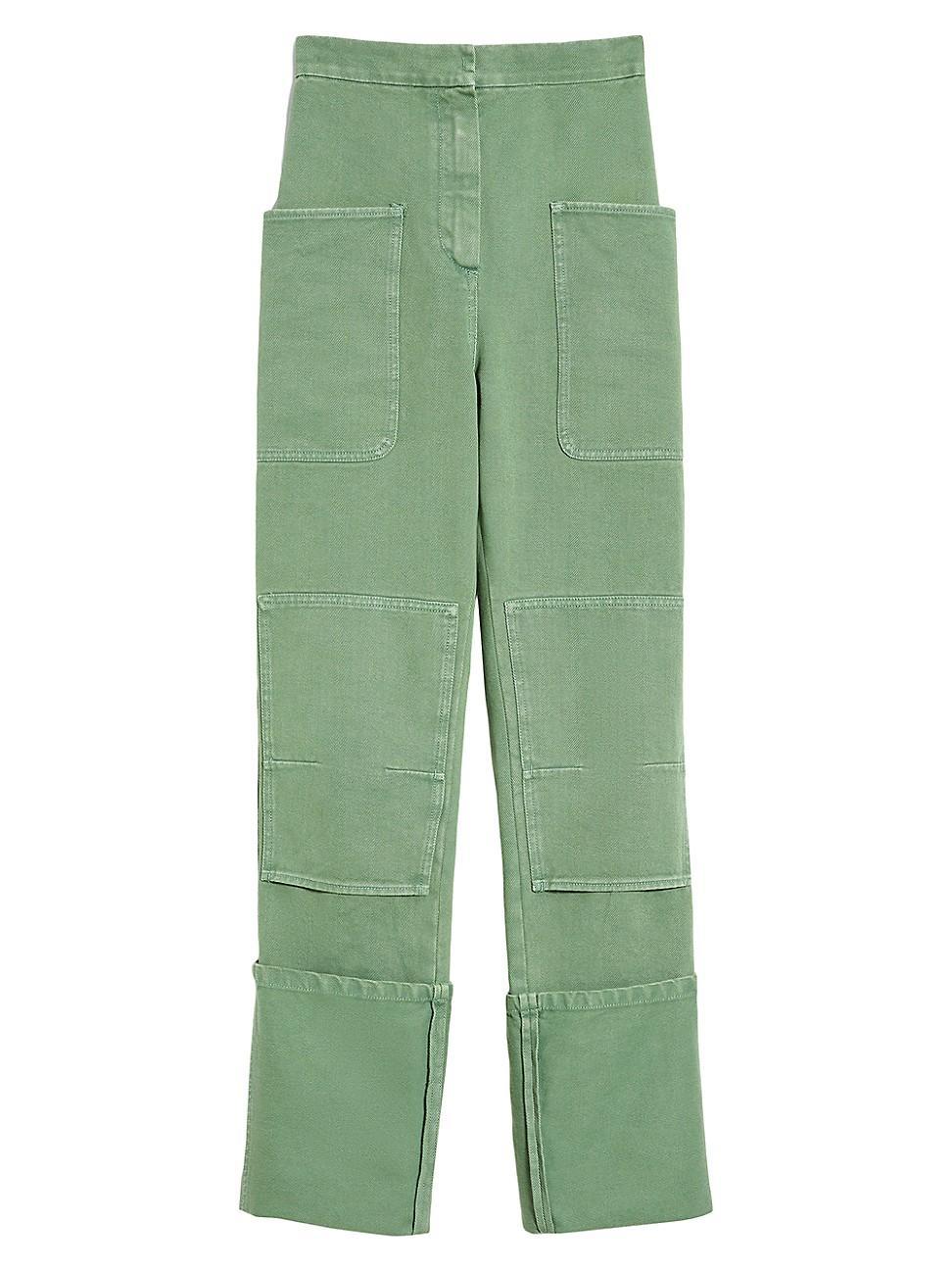 Womens Facella Cotton Trousers Product Image