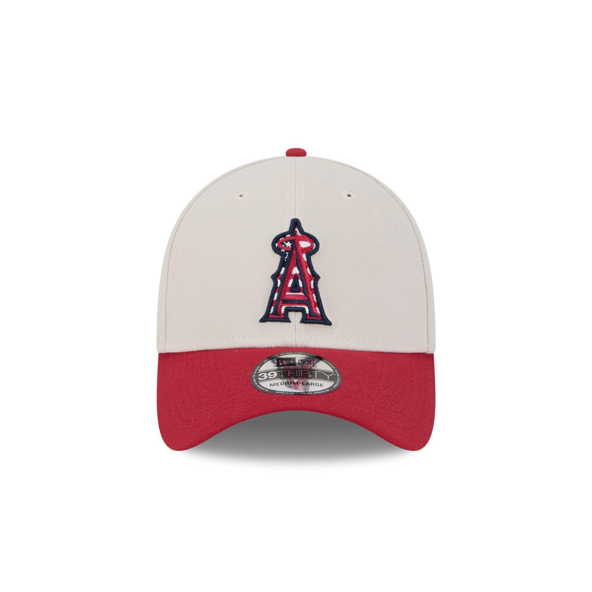 Los Angeles Angels Independence Day 2024 39THIRTY Stretch Fit Hat Male Product Image