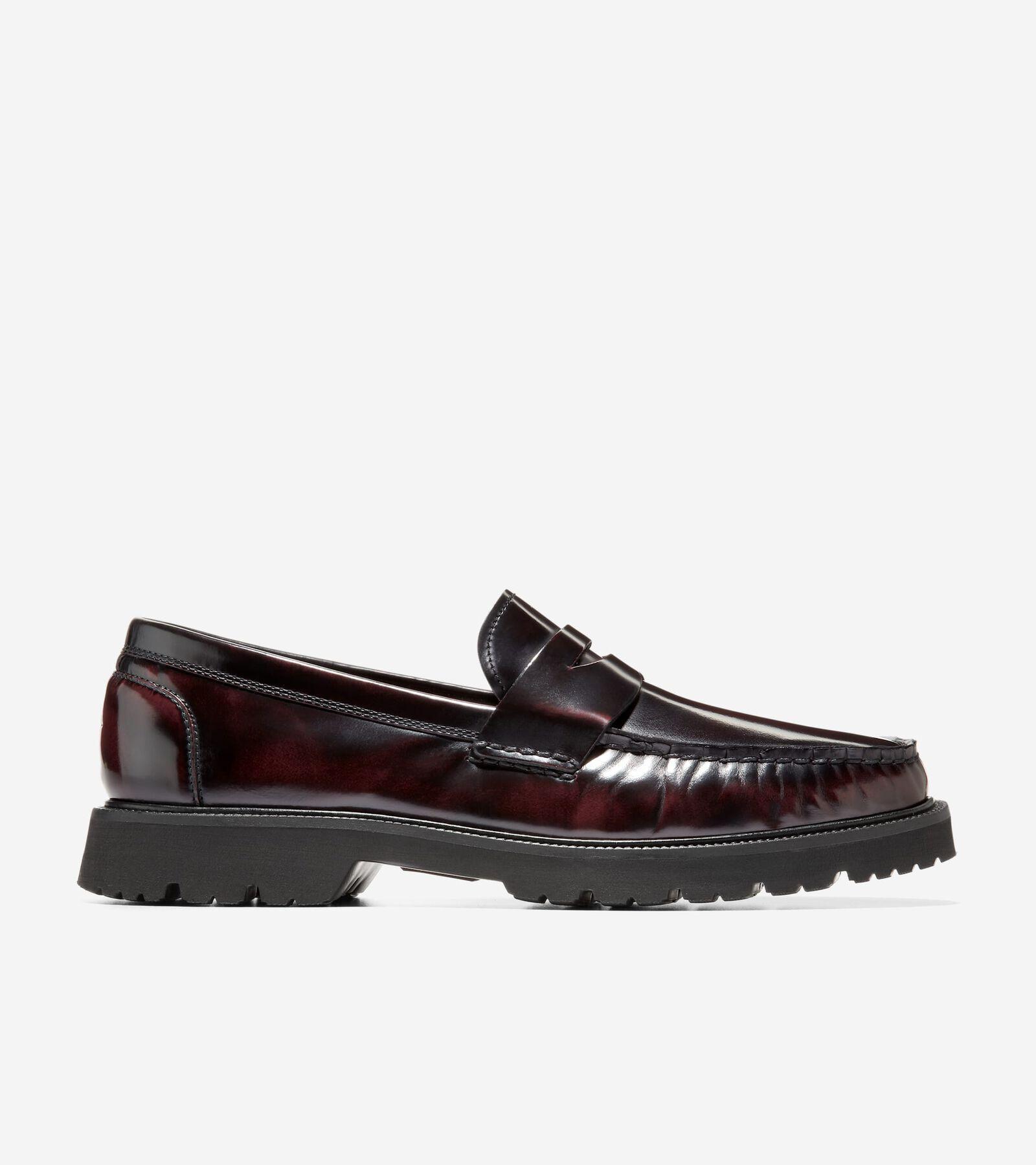 Cole Haan Mens American Classics Penny Loafers Burgundy Red Product Image