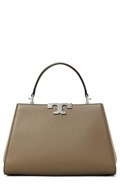 Womens Eleanor Pebbled Leather Satchel Product Image