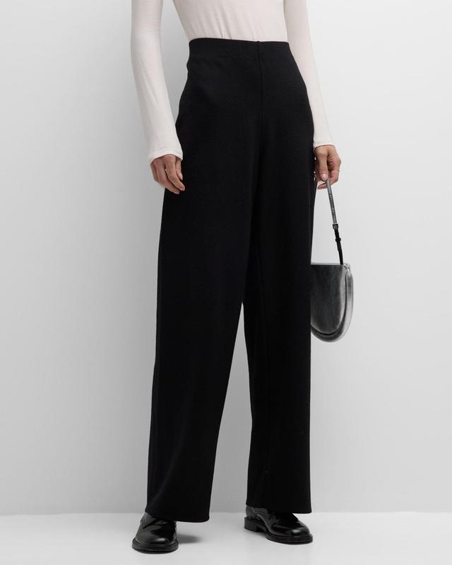 Eileen Fisher Straight Leg Wool Pants Product Image