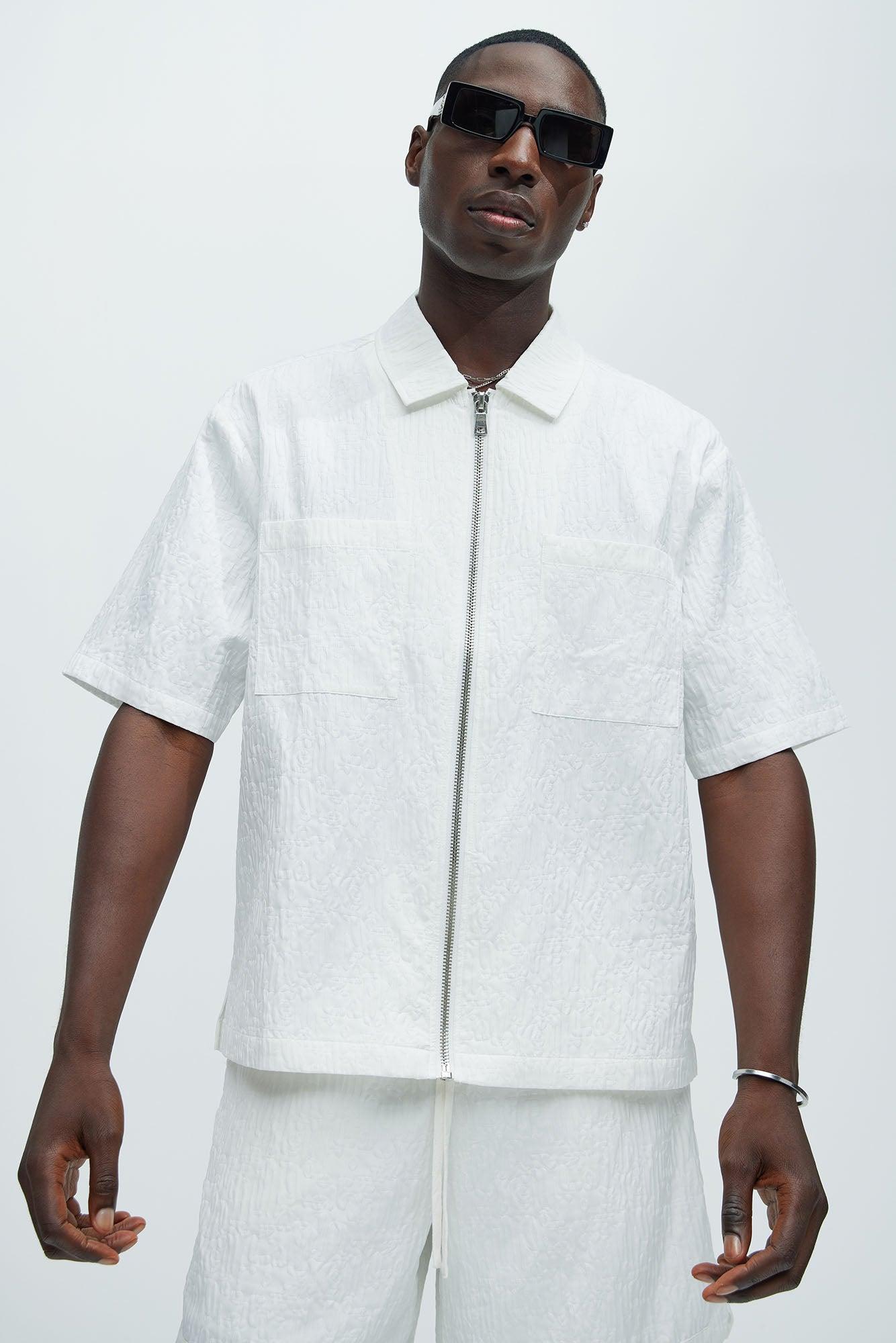 Via Margutta Textured Shirt - White Product Image