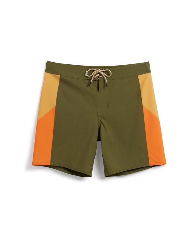 Birdie Boardshorts - Army/Sunset Male Product Image