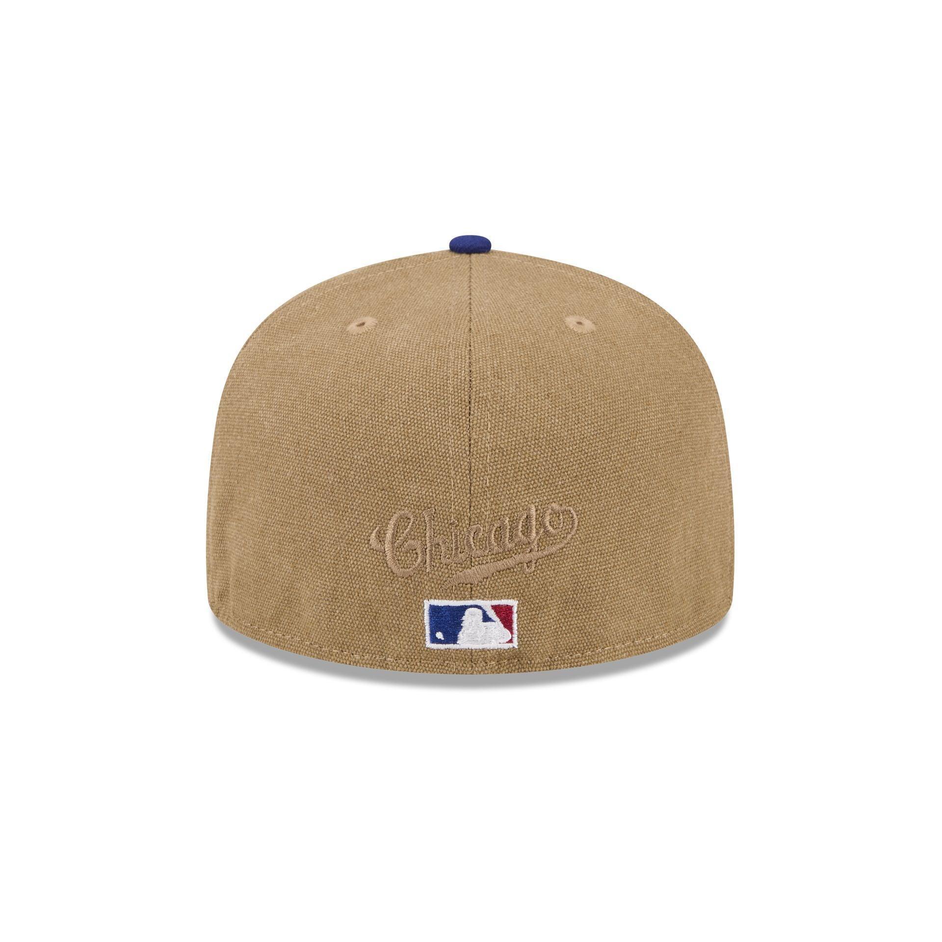 Chicago Cubs Canvas Crown 59FIFTY Fitted Hat Male Product Image