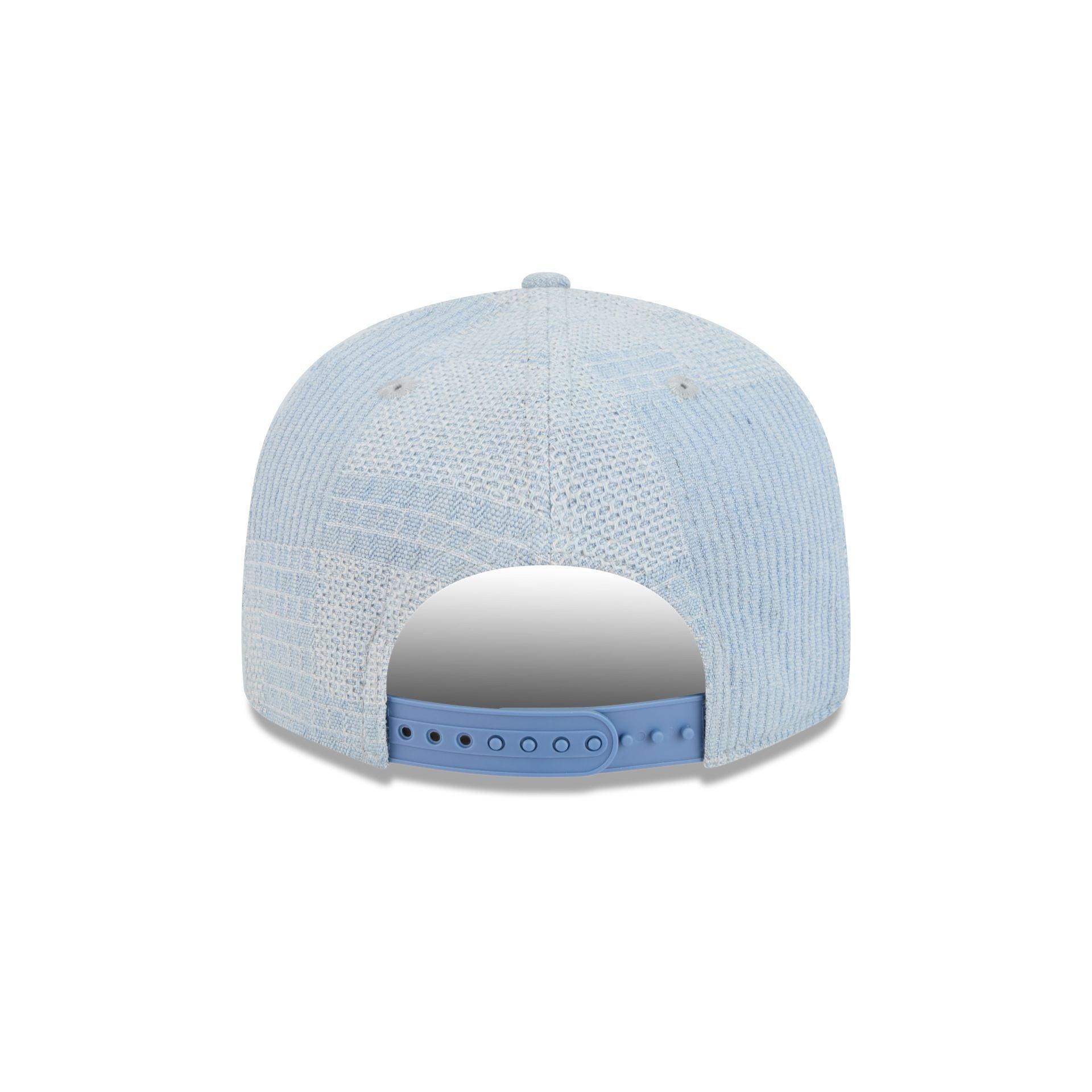 Los Angeles Dodgers Denim Patchwork 9FIFTY Snapback Hat Male Product Image