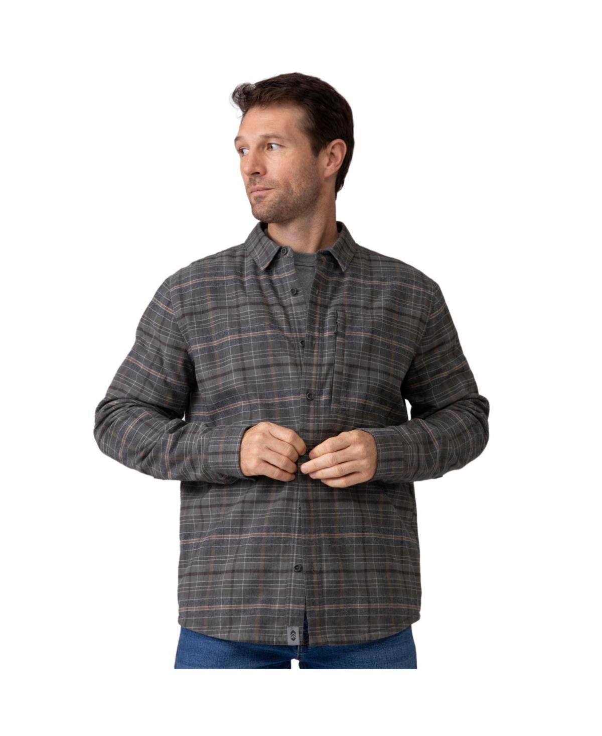 Free Country Mens Easywear Ii Fleece Lined Flannel Shirt Product Image