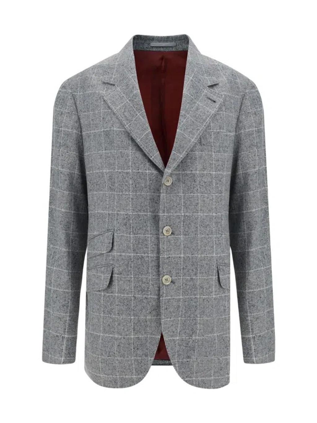 BRUNELLO CUCINELLI Blazer Jacket In Perla Product Image