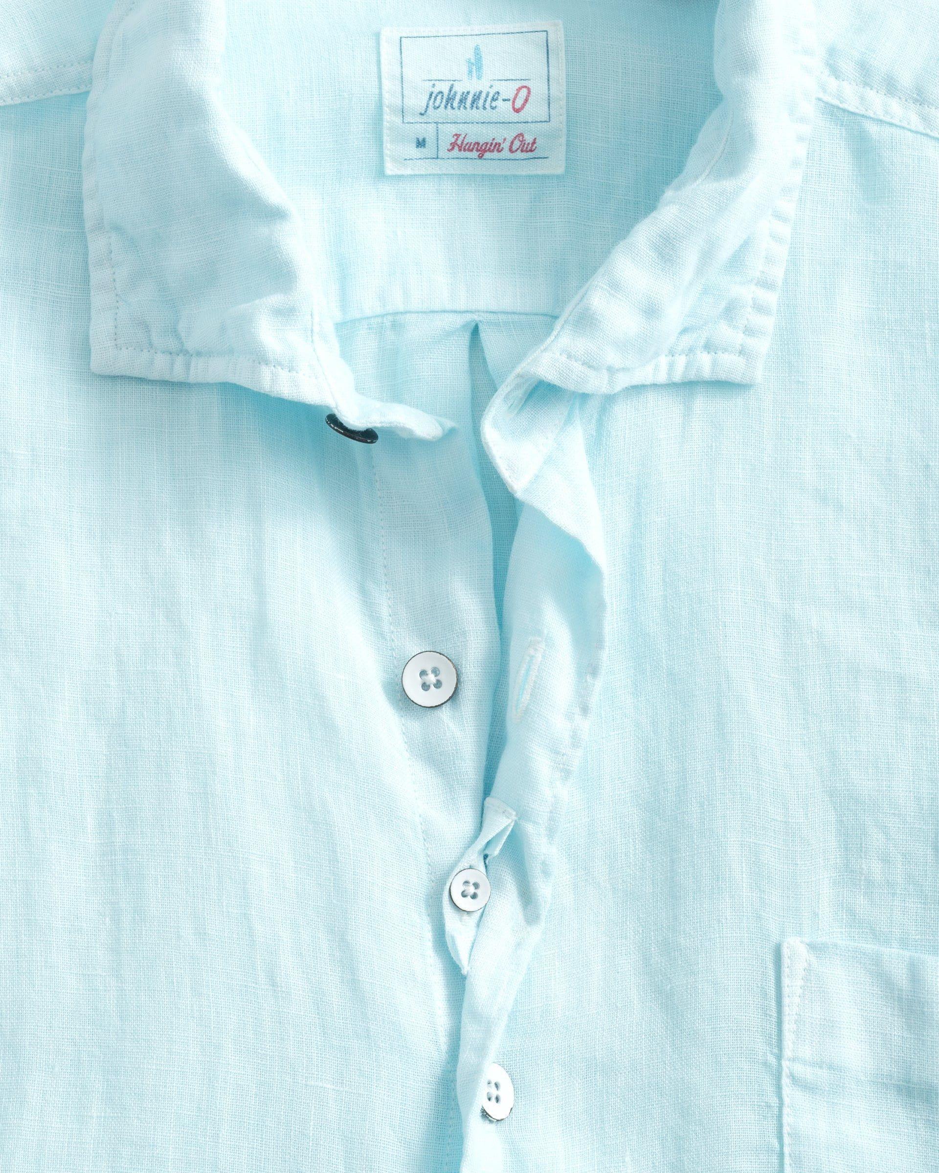 johnnie-O Emory Linen Button Up Shirt Product Image