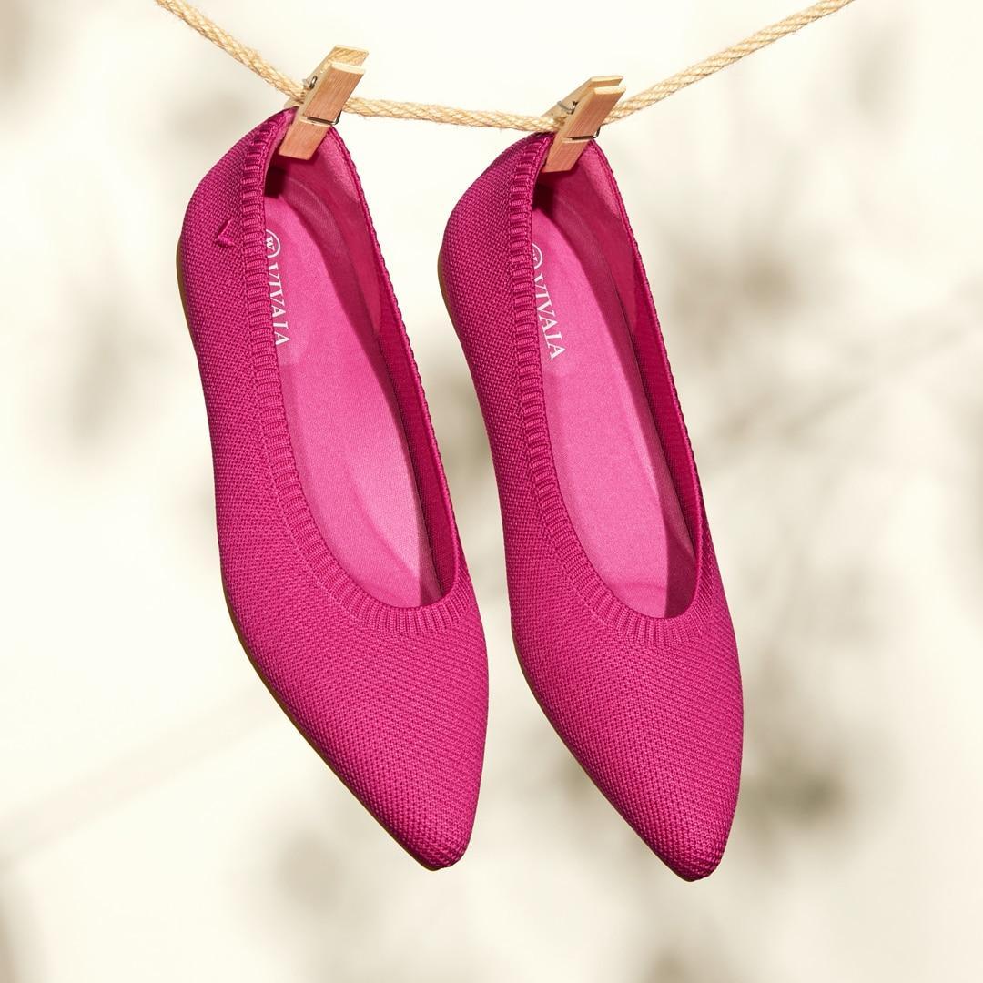 Pointed-Toe Ballet Flats (Aria 5°) Product Image