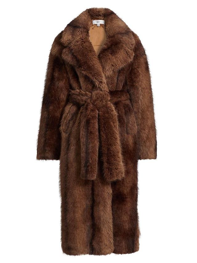 Womens Holland Faux Fur Coat Product Image