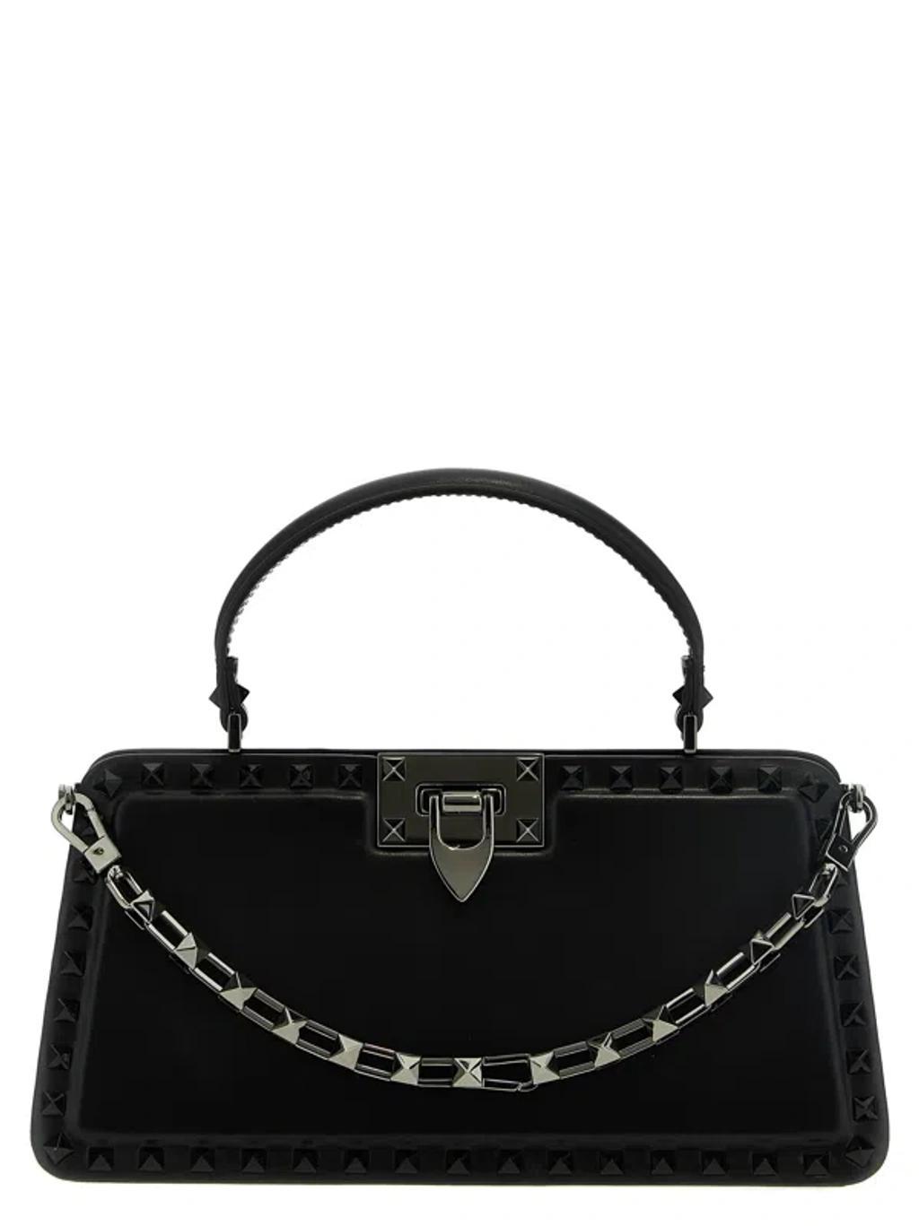 VALENTINO GARAVANI Rockstud Handbag In Black Product Image