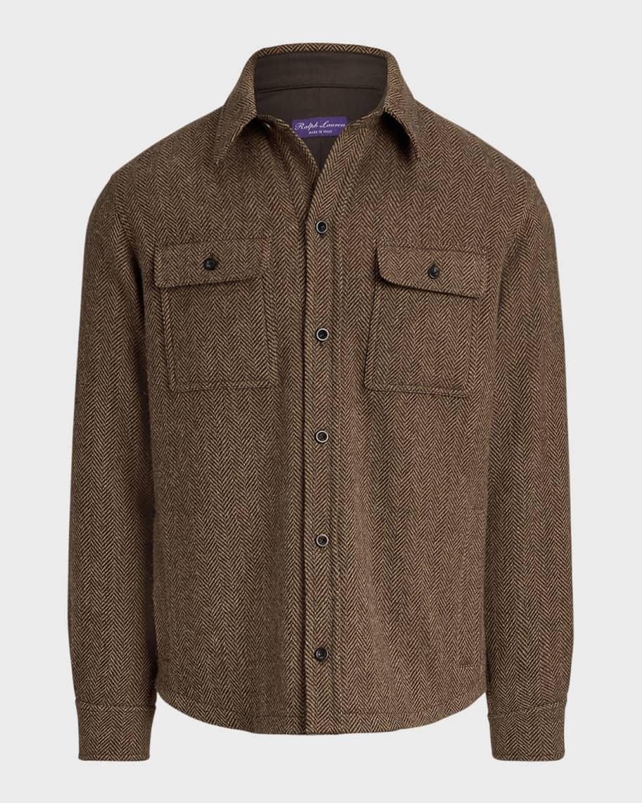 Mens Wool-Cashmere Overshirt Product Image