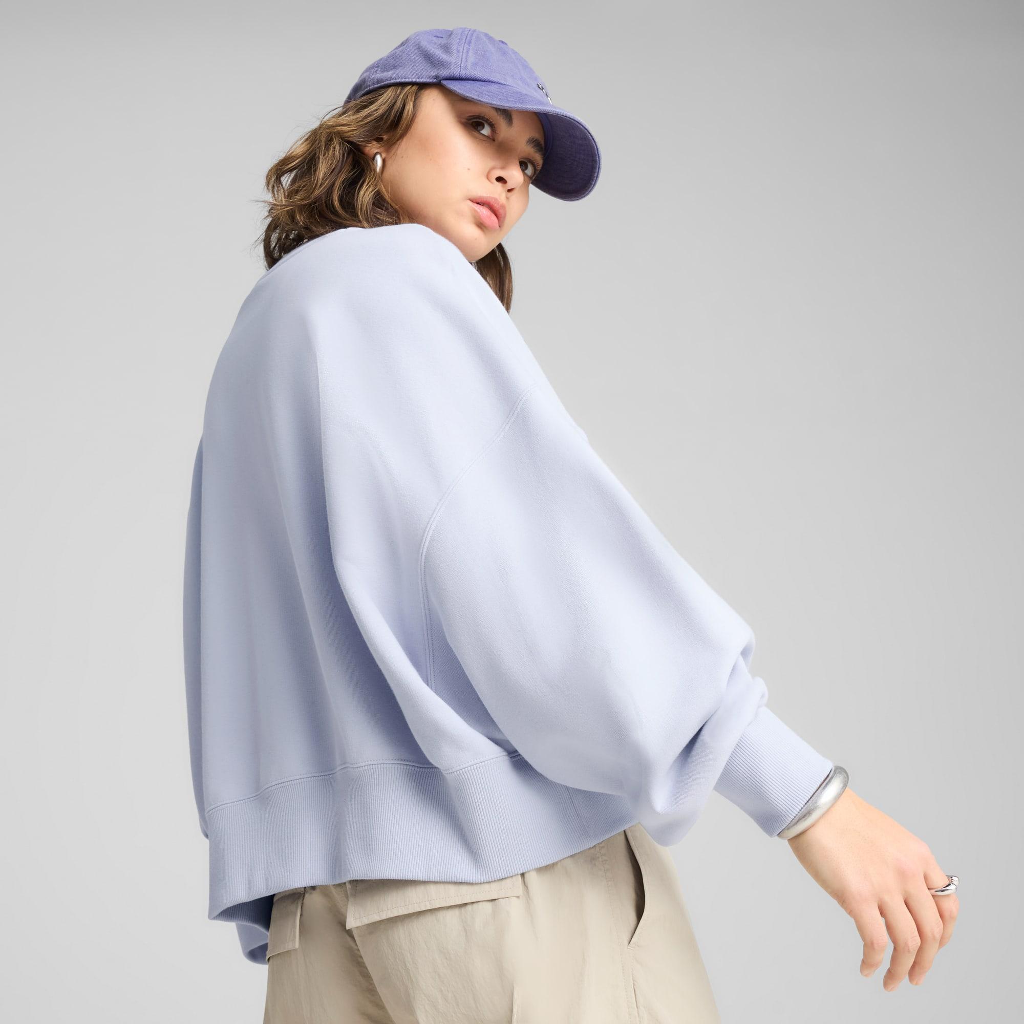 Wardrobe Essentials Women's Oversized Crew Sweatshirt Product Image