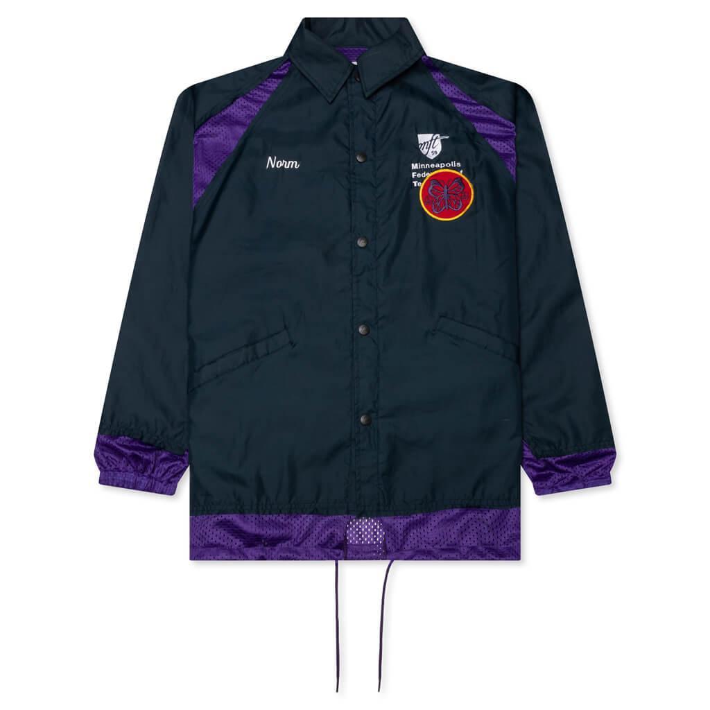 Coach Jacket Covered Jacket - Purple Male Product Image