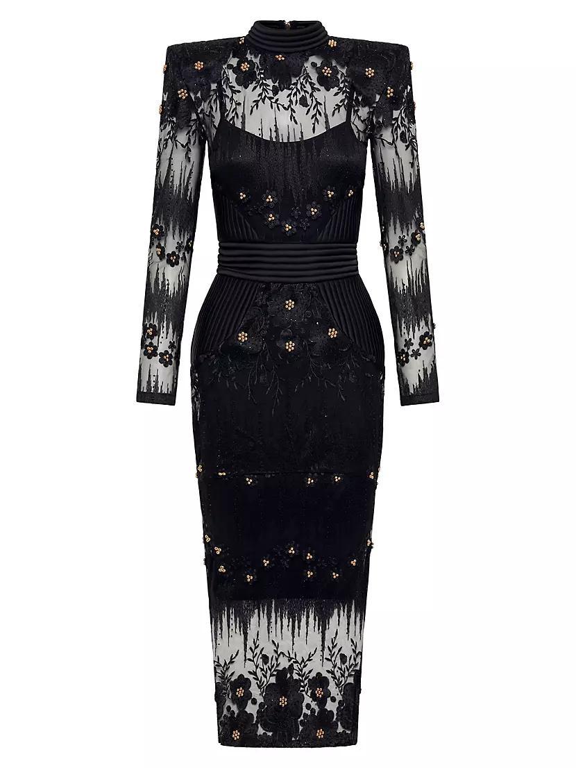 L'Artiste Embellished Midi-Dress Product Image