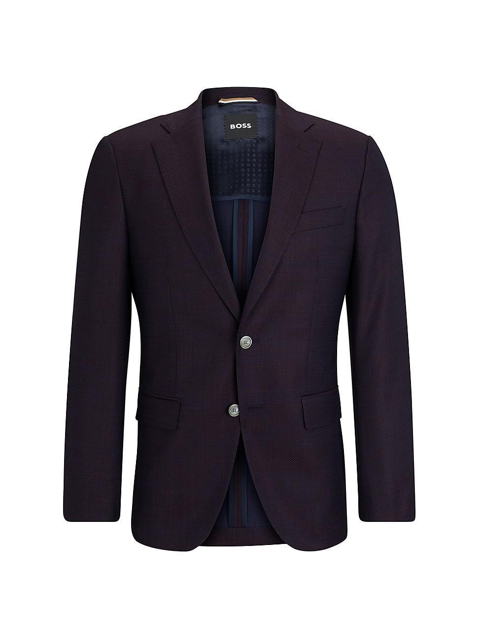 Mens Slim-Fit Jacket in Wool Twill Product Image