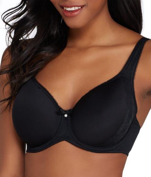 Wacoal Retro Chic Seamless Underwire Contour Bra 853186 Black Product Image