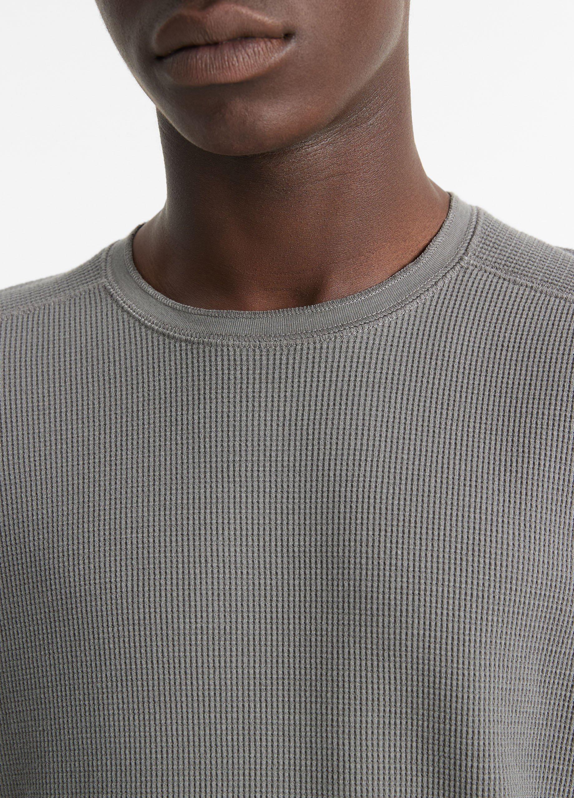 Thermal Pima Cotton-Blend Long-Sleeve T-Shirt Product Image