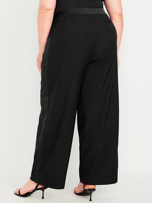 Extra High-Waisted Tuxedo Wide-Leg Pants Product Image