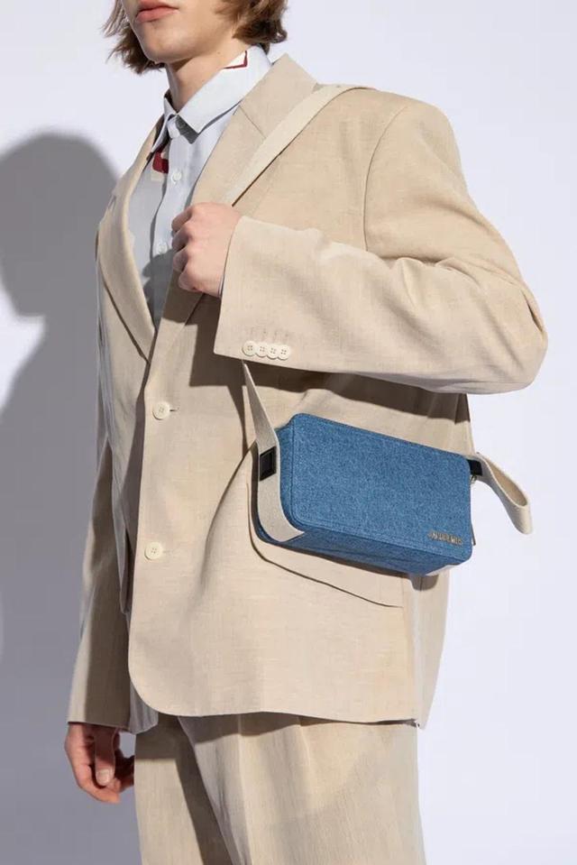 ‘le Cuerda Horizontal' Shoulder Bag In Blue Product Image