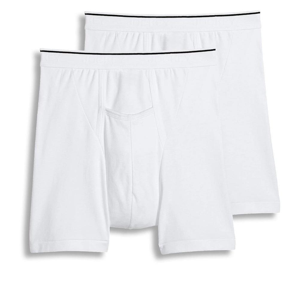 Jockey Men's Pouch 5" Boxer Brief - 2 Pack M White Product Image