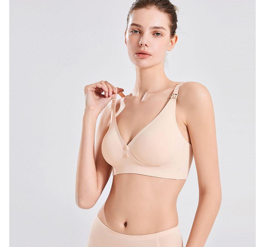 Maternity Plain Wireless Bra Product Image