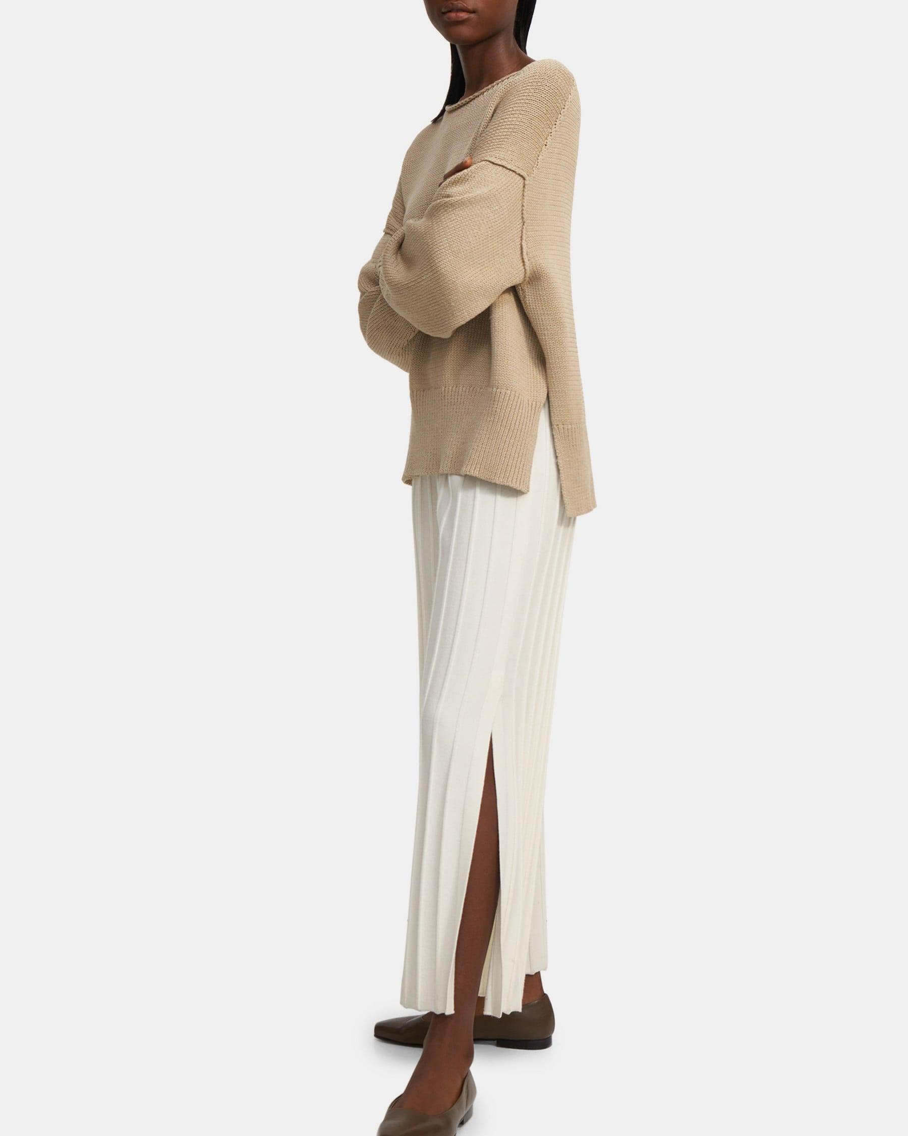 Wide Ribbed Pant in Empire Wool Product Image