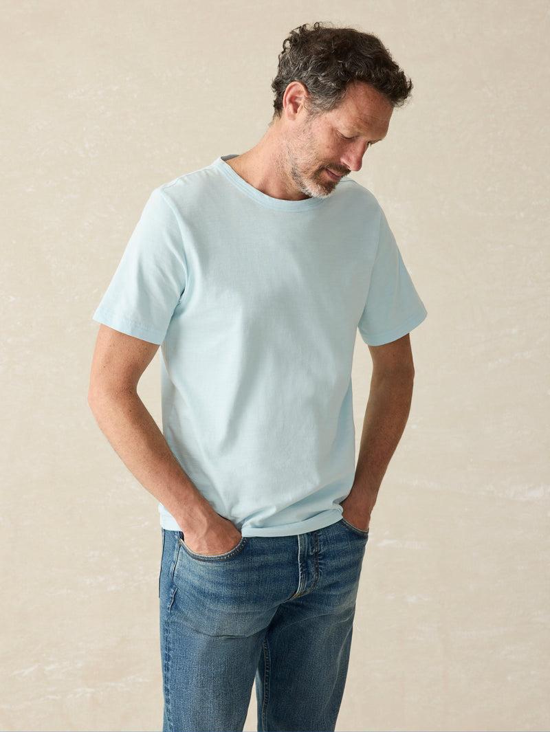 Sunwashed Tee (Tall) - Blue Oasis Product Image