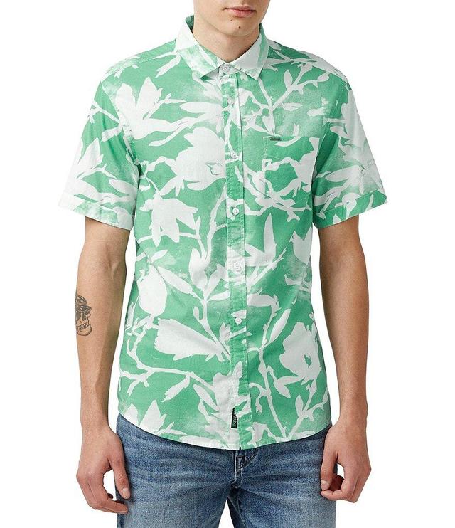 Buffalo David Bitton Susara Short Sleeve Floral Print Shirt Product Image