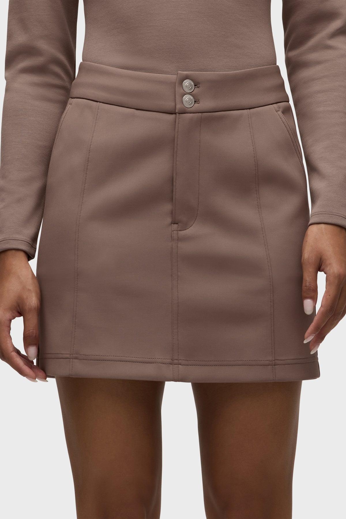 Seamed Mini Skirt Female product image