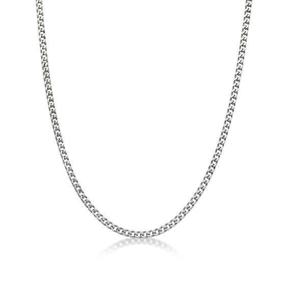 Men's 4.0mm Multi-Finish Foxtail Chain Necklace in Solid Stainless Steel - 22" Product Image