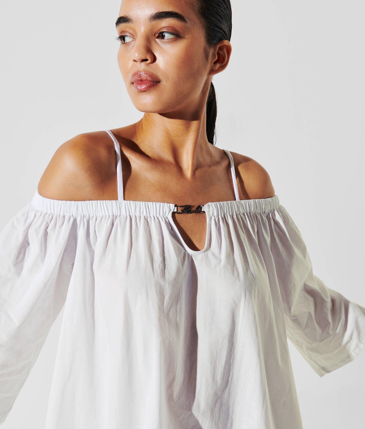 K/SIGNATURE OFF-SHOULDER BEACH DRESS Product Image