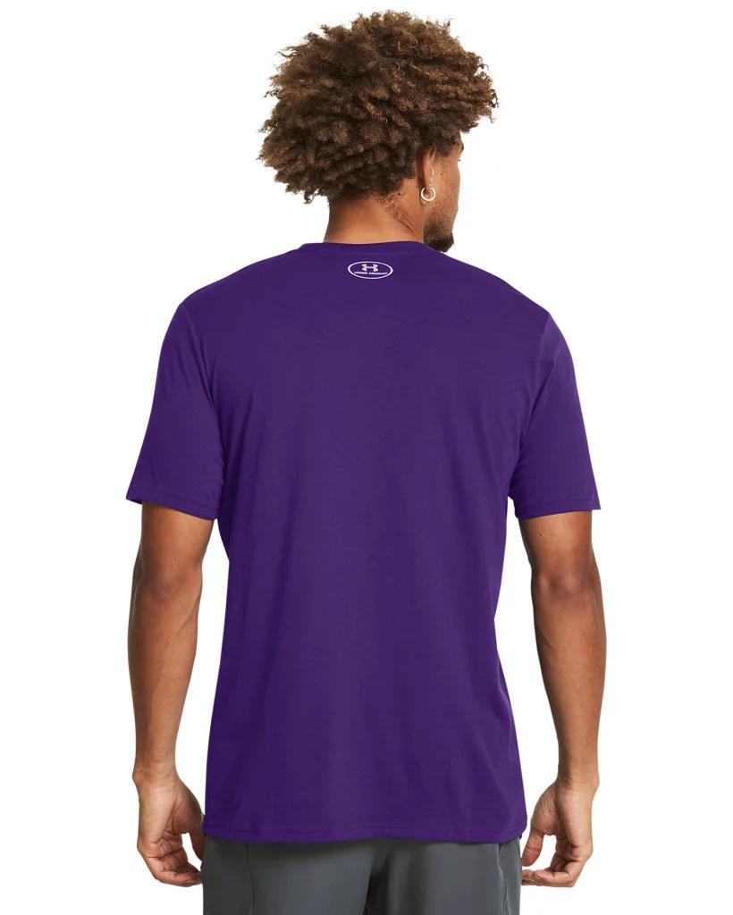 Men's UA Performance Cotton Collegiate Short Sleeve Product Image