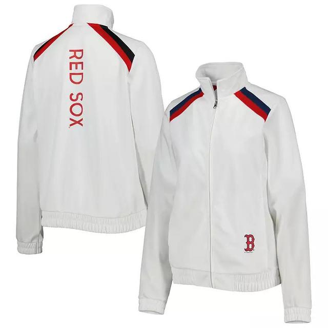 Womens G-III 4Her by Carl Banks Boston Red Sox Red Flag Full-Zip Track Jacket Product Image