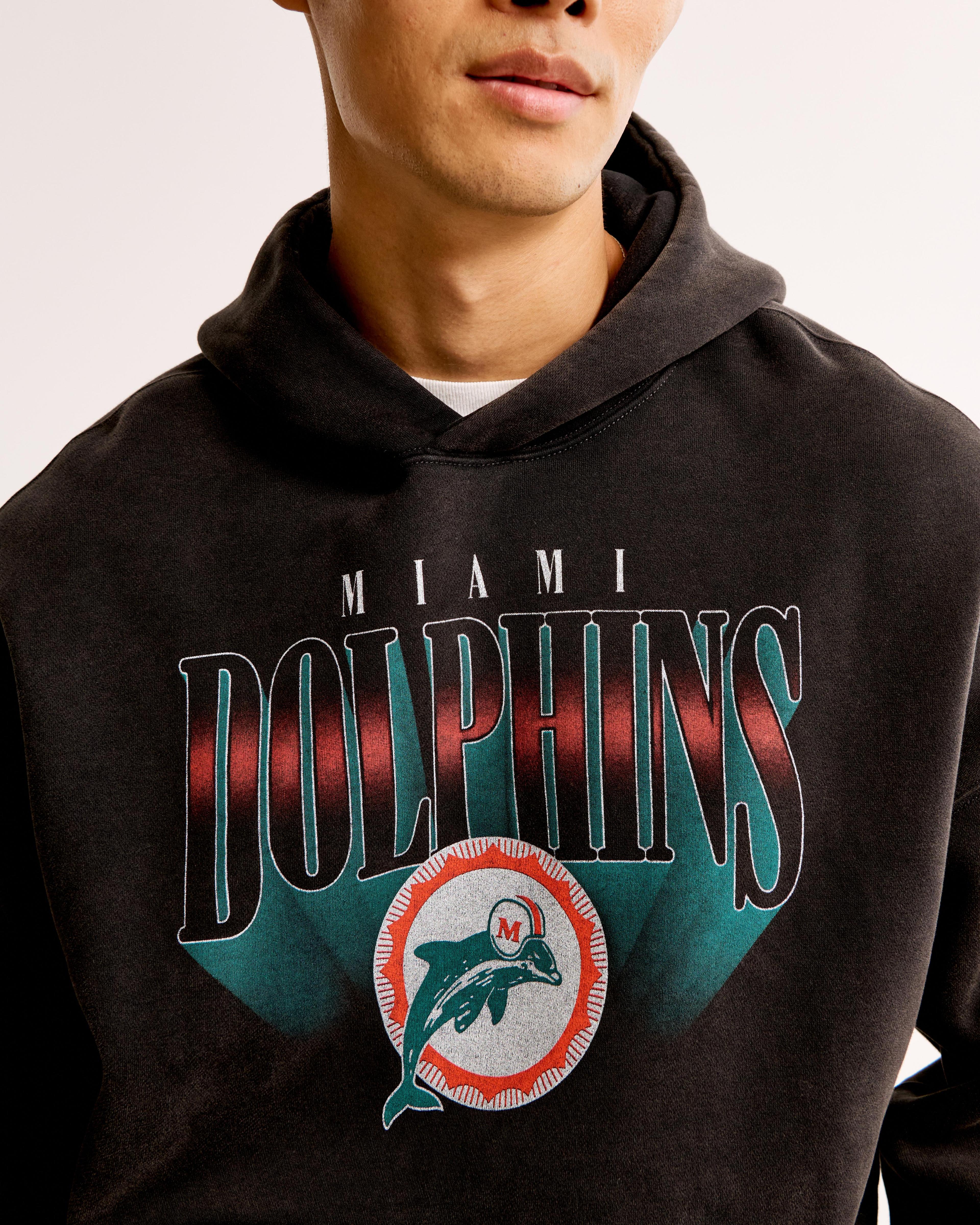 Miami Dolphins Graphic Popover Hoodie Product Image