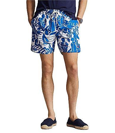 Mens Traveler Abstract Swim Trunks Product Image