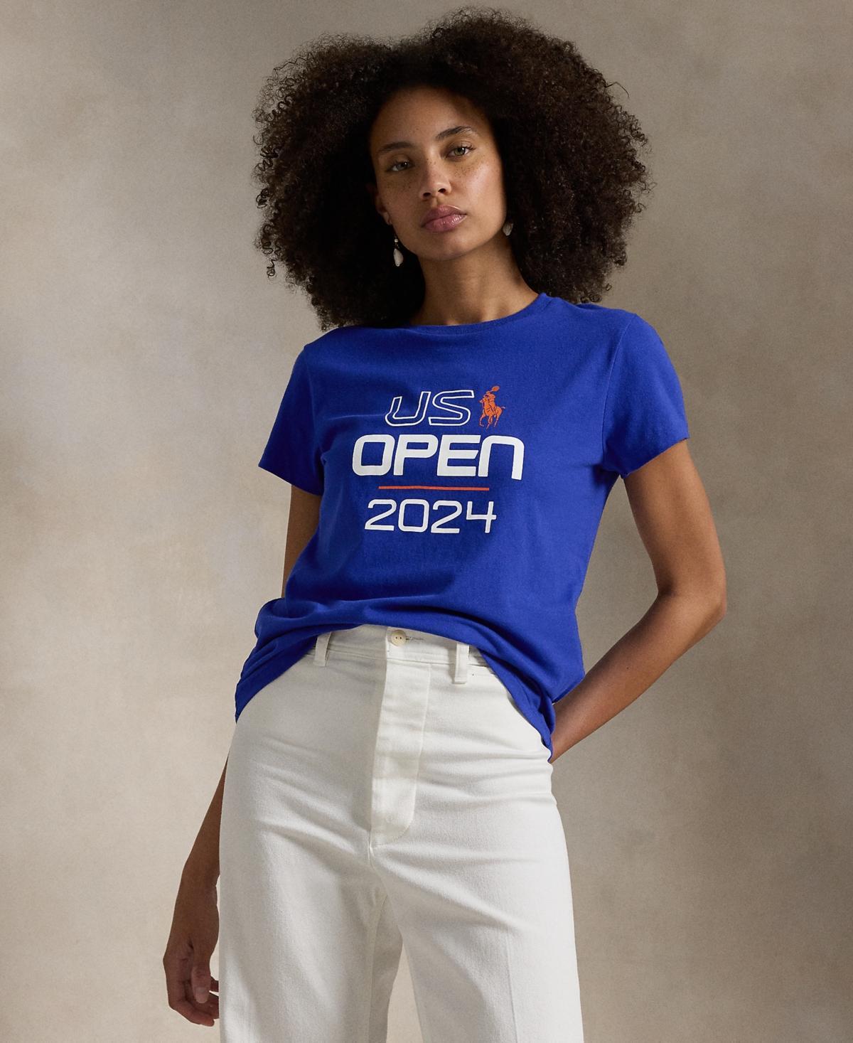 Polo Ralph Lauren Womens Us Open Logo Jersey Tee Product Image