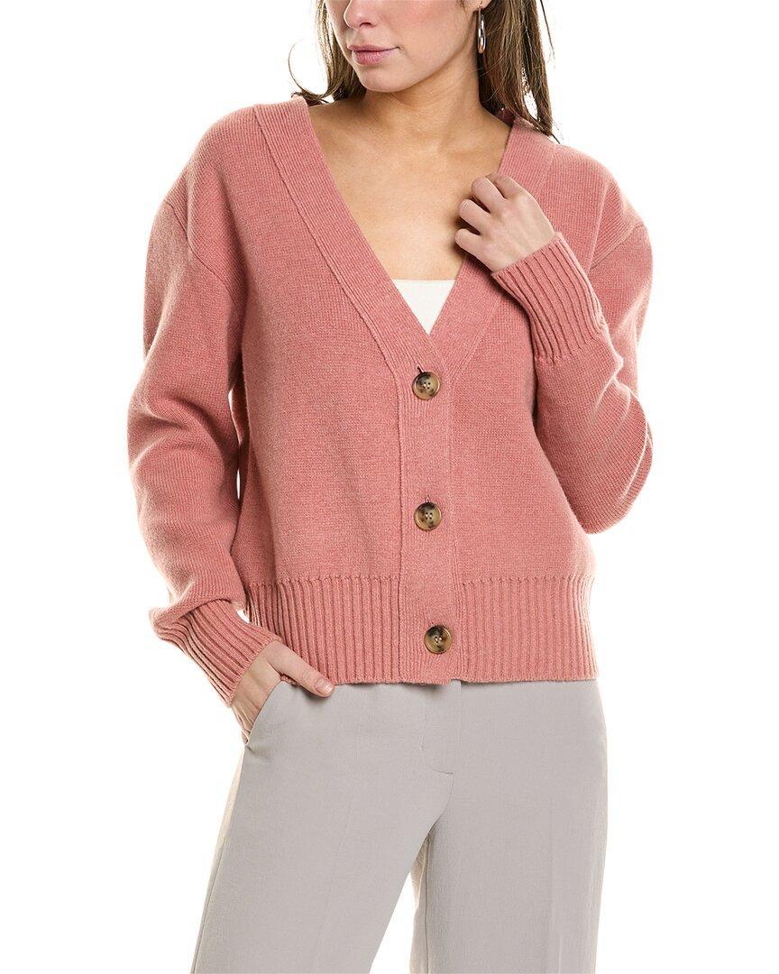 Wool Cardigan In Pink Product Image